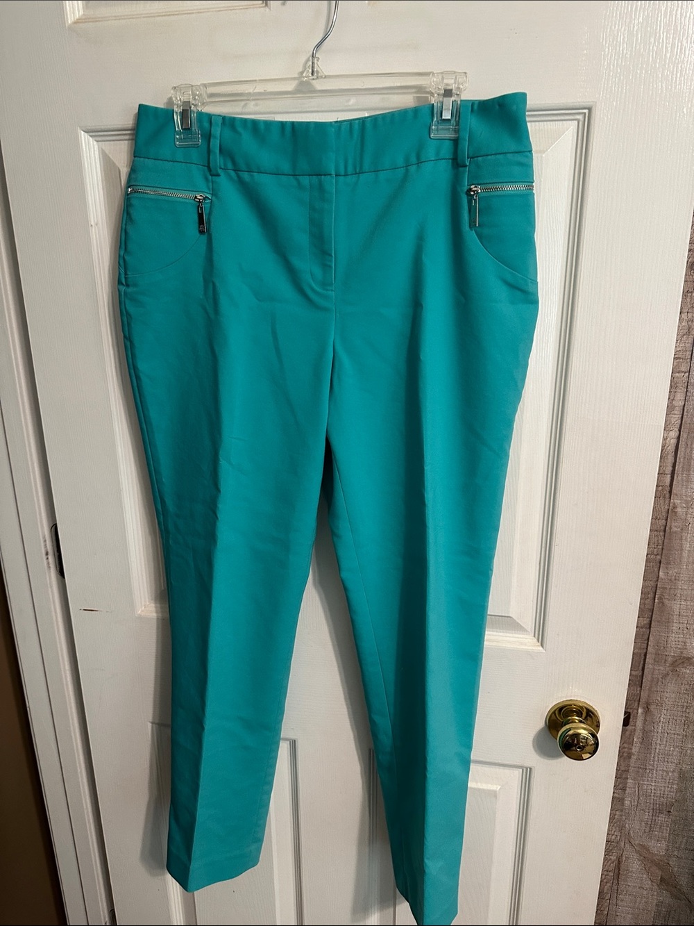 Chaus Turquoise Ankle Pants